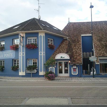 Hotel Restaurant De La Poste Mulhouse Ottmarsheim 班岑海姆 外观 照片